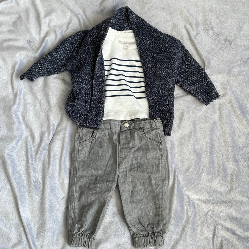 Baby Boy Miniclasix Three Piece Outfit